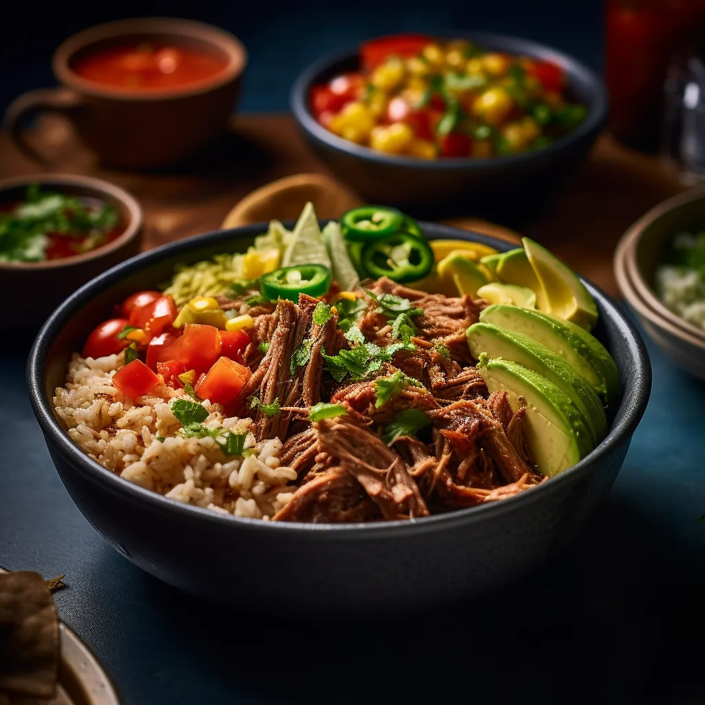 Cover Image for What to do with Leftover Beef Burritos Bowl with Mexican Rice